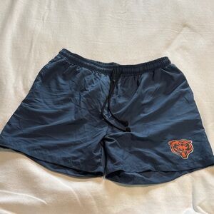 Navy Men's Athletic Shorts with Chicago Bears Logo